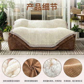 大號豆袋沙發雙人躺椅深座懶人沙發可窩可躺閱讀午睡客廳陽台椅：圖片 5