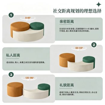 鐘擺創意組合沙發客廳休閒懶人沙發模組化坐墩軟體沙發家居休閒椅：圖片 8